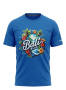 t-shirt en coton 100% en 4 couleurs noir, blanc, bleu, turquoise